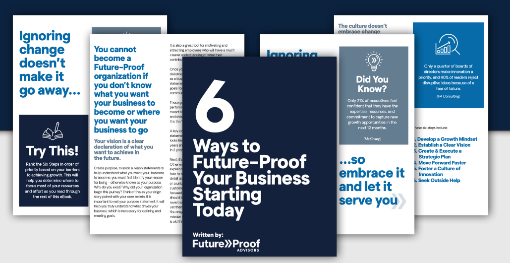 Download our Free eBook: 6 Ways to Future-Proof Your Business Starting Today