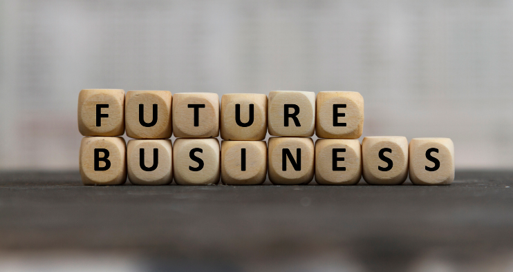 Blocks that spell out future business 